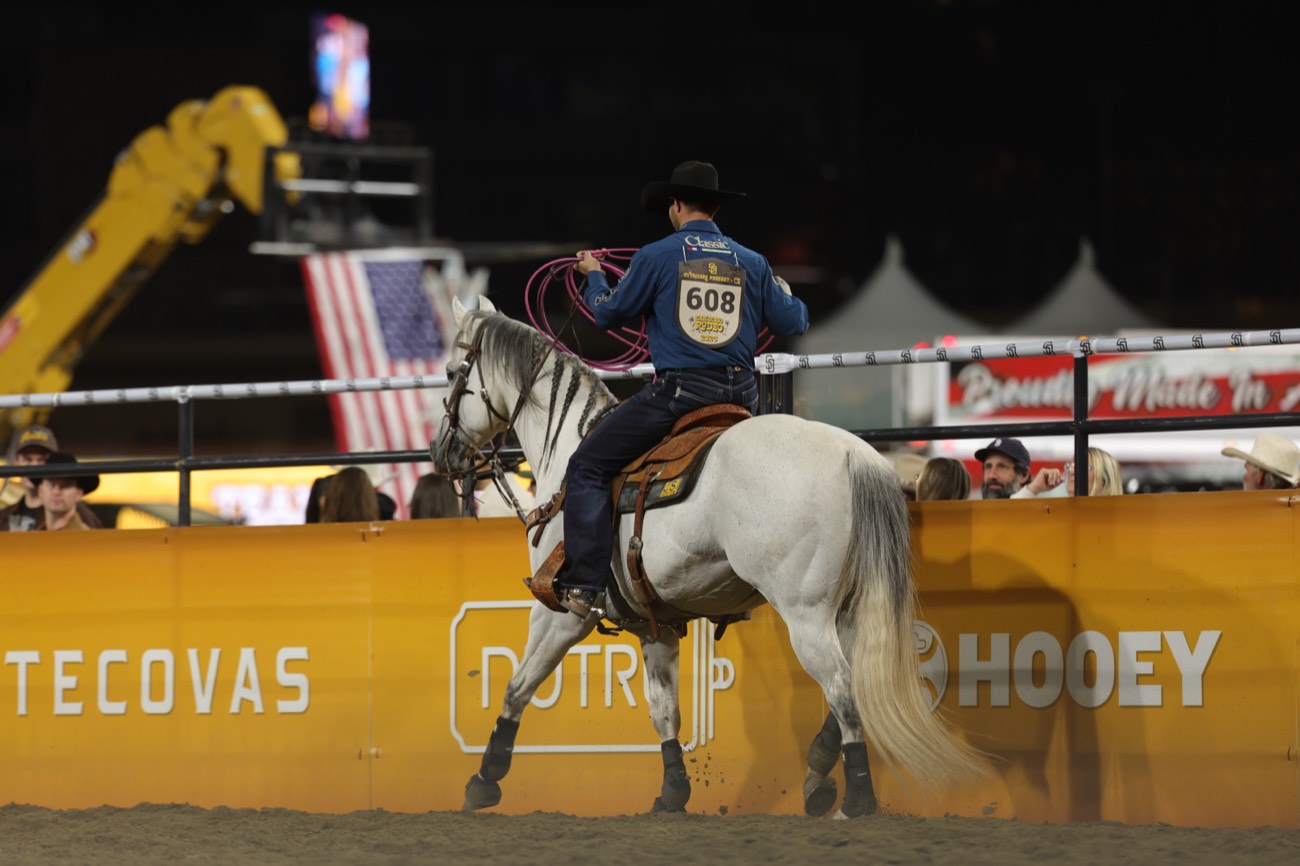 SEVS Judgement Day in the grand entry at the National Finals Rodeo